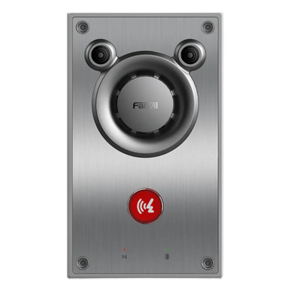 Intercomunicador IP de Emergencia / Altavoz 10W / 2 Líneas SIP / IP66 e IK10 / PoE 802.3af / Rango -40°C a 70°C