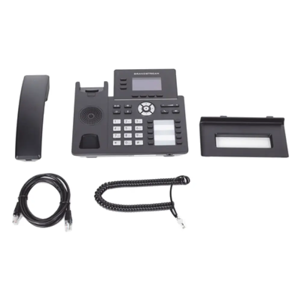 Teléfono IP / 3 Líneas SIP / 6 Cuentas / 10 Botones BLF / Gigabit Ethernet / Conferencia 5 Participantes / EHS / GDMS