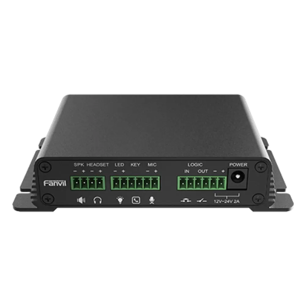 Gateway SIP de Voceo y Paging / Amplificador Integrado 30 W / PoE / Intercomunicación Audio/Video / 2 Líneas SIP / Compatible IP/RTP/RTSP