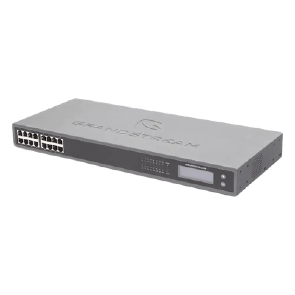 Gateway VoIP / 16 Puertos FXS / 1 Conector TELCO 50 Pines / 1U Rack / Gigabit Ethernet