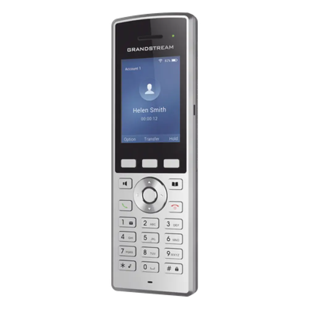 Teléfono IP Portátil Wi-Fi / Dual Band 2.4/5 GHz / 2 Líneas SIP / Bluetooth / HD Voice / 8 Horas Conversación