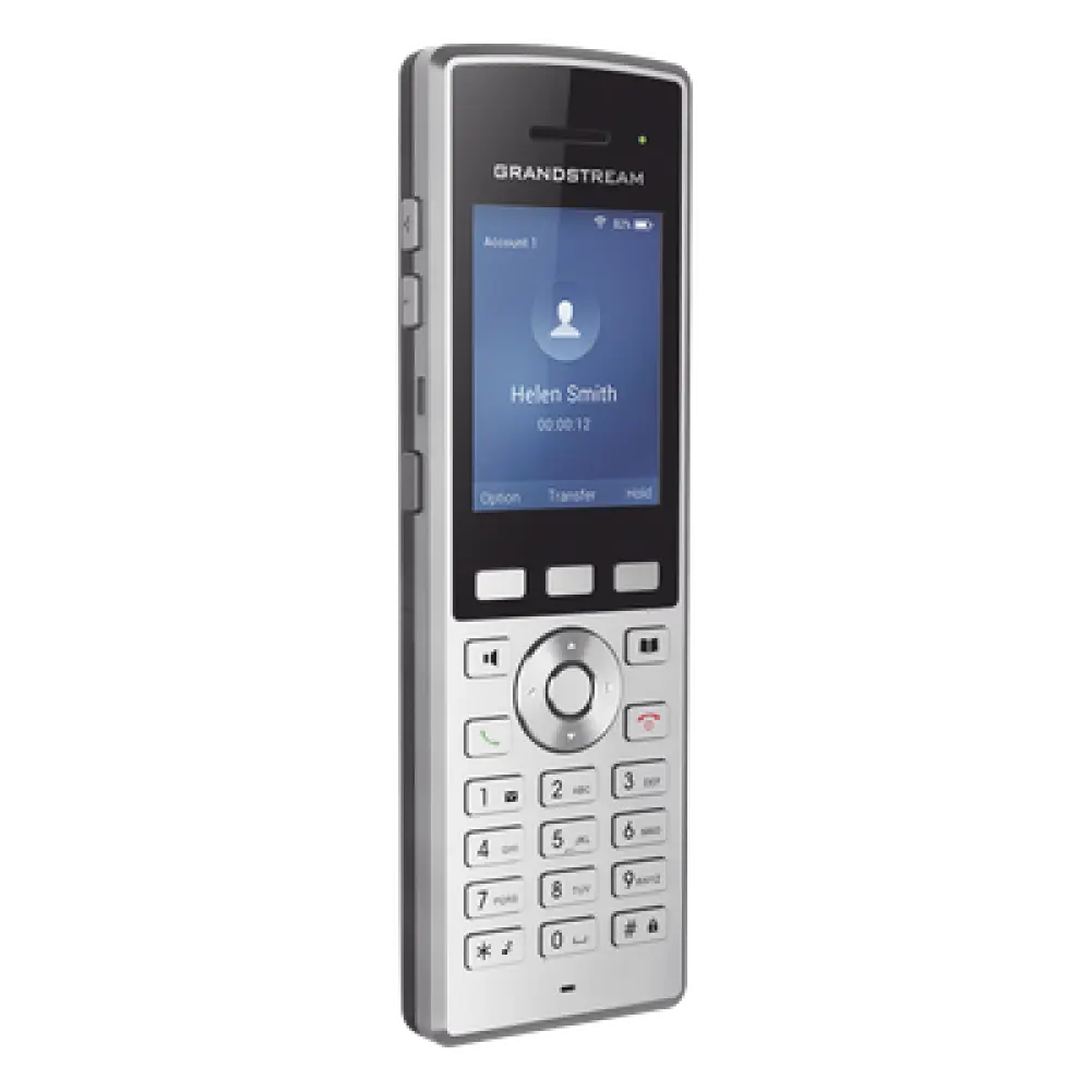 Teléfono IP Portátil Wi-Fi / Dual Band 2.4/5 GHz / 2 Líneas SIP / Bluetooth / HD Voice / 8 Horas Conversación