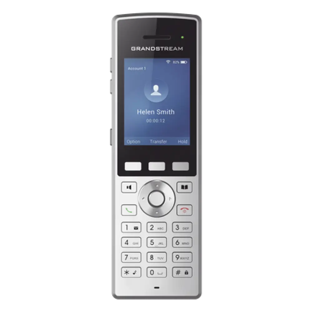 Teléfono IP Portátil Wi-Fi / Dual Band 2.4/5 GHz / 2 Líneas SIP / Bluetooth / HD Voice / 8 Horas Conversación