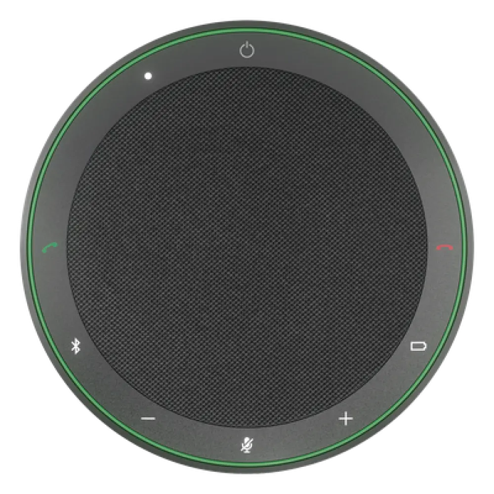 Altavoz de Conferencia Portátil / Audio Superancha / Micrófono 360° / Bluetooth 30 m (98.4 ft) / USB 2.0 / IP64 / Batería 11 Horas