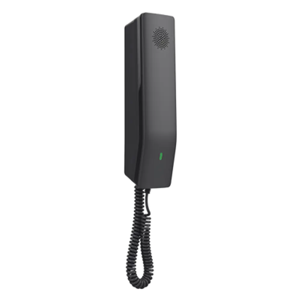 Teléfono IP Hotelero / Altavoz HD / 2 Cuentas SIP / 10 Teclas de Marcación Rápida / 3 Teclas Programables / PoE 100 Mbps / Montaje Pared o Escritorio