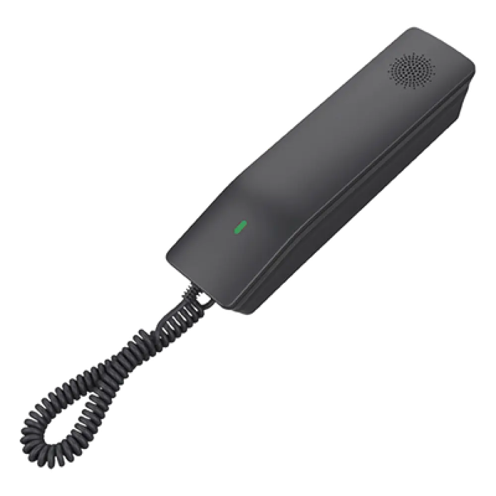 Teléfono IP Hotelero / Altavoz HD / 2 Cuentas SIP / 10 Teclas de Marcación Rápida / 3 Teclas Programables / PoE 100 Mbps / Montaje Pared o Escritorio
