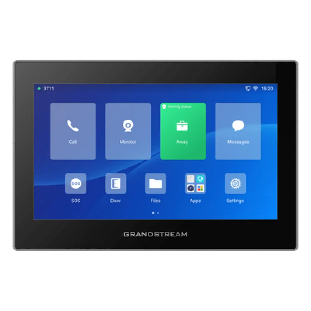 Estación de Intercomunicación SIP / Pantalla Táctil 7" HD / Wi-Fi 6 Dual-Band / Bluetooth 5.0 / 8 Canales de Alarma / Android 13