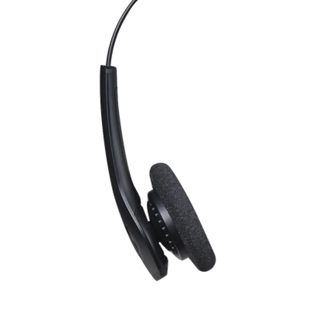 Diadema Profesional / Cancelación de Ruido Avanzada / Brazo Articulado 270° / DSP Anti-Eco / PeakStop / Contact Center