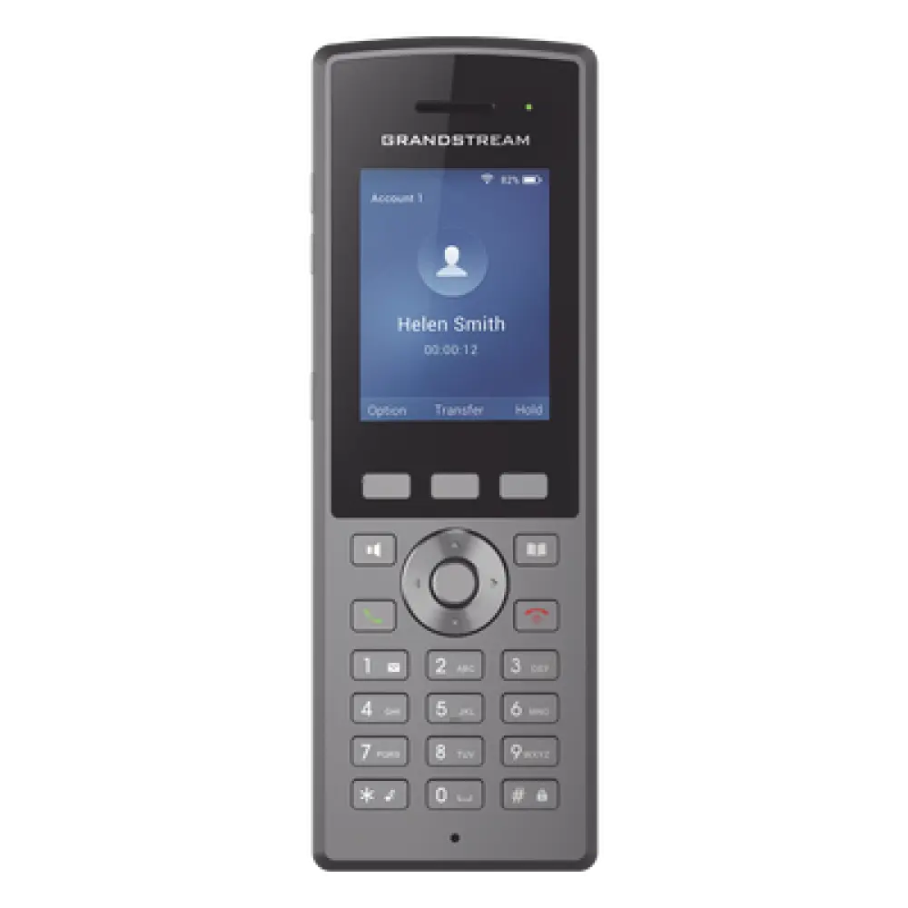 Teléfono IP Wi-Fi Portátil / Wi-Fi 5 Dual Band / Voz HD / IP67 / 8 Horas Conversación / Bluetooth / Pantalla 2.4 Pulgadas