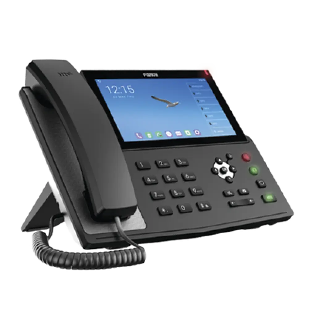 Teléfono IP Android / 20 Líneas SIP / Pantalla Táctil 7" / 112 Teclas DSS / Wi-Fi Dual Band / Bluetooth / PoE / Gigabit