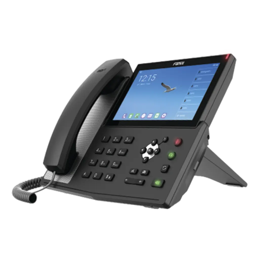 Teléfono IP Android / 20 Líneas SIP / Pantalla Táctil 7" / 112 Teclas DSS / Wi-Fi Dual Band / Bluetooth / PoE / Gigabit
