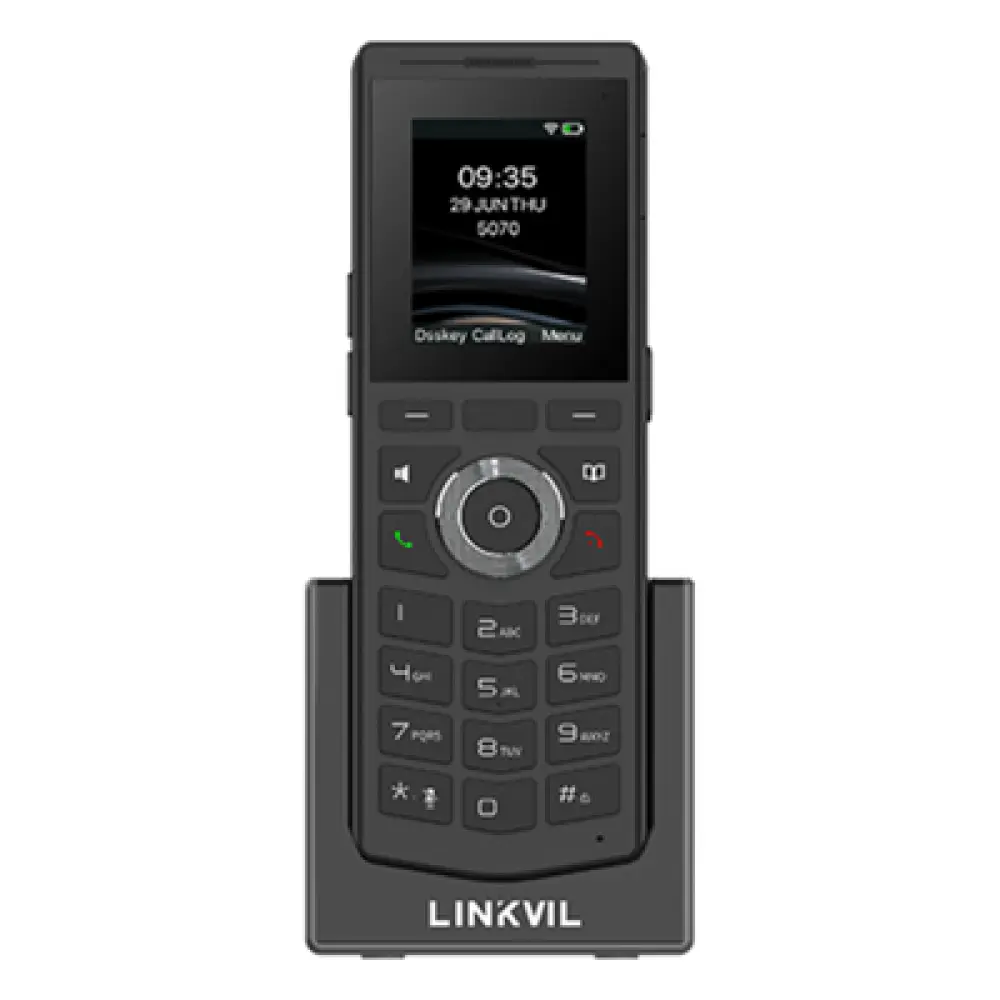 Teléfono IP Wi-Fi Portátil / Pantalla 2.0" 240x320 / Dual Band 2.4/5 GHz / Bluetooth 5.0 / Batería 1900 mAh / Resistencia Caídas 1.8 m (5.9 ft)