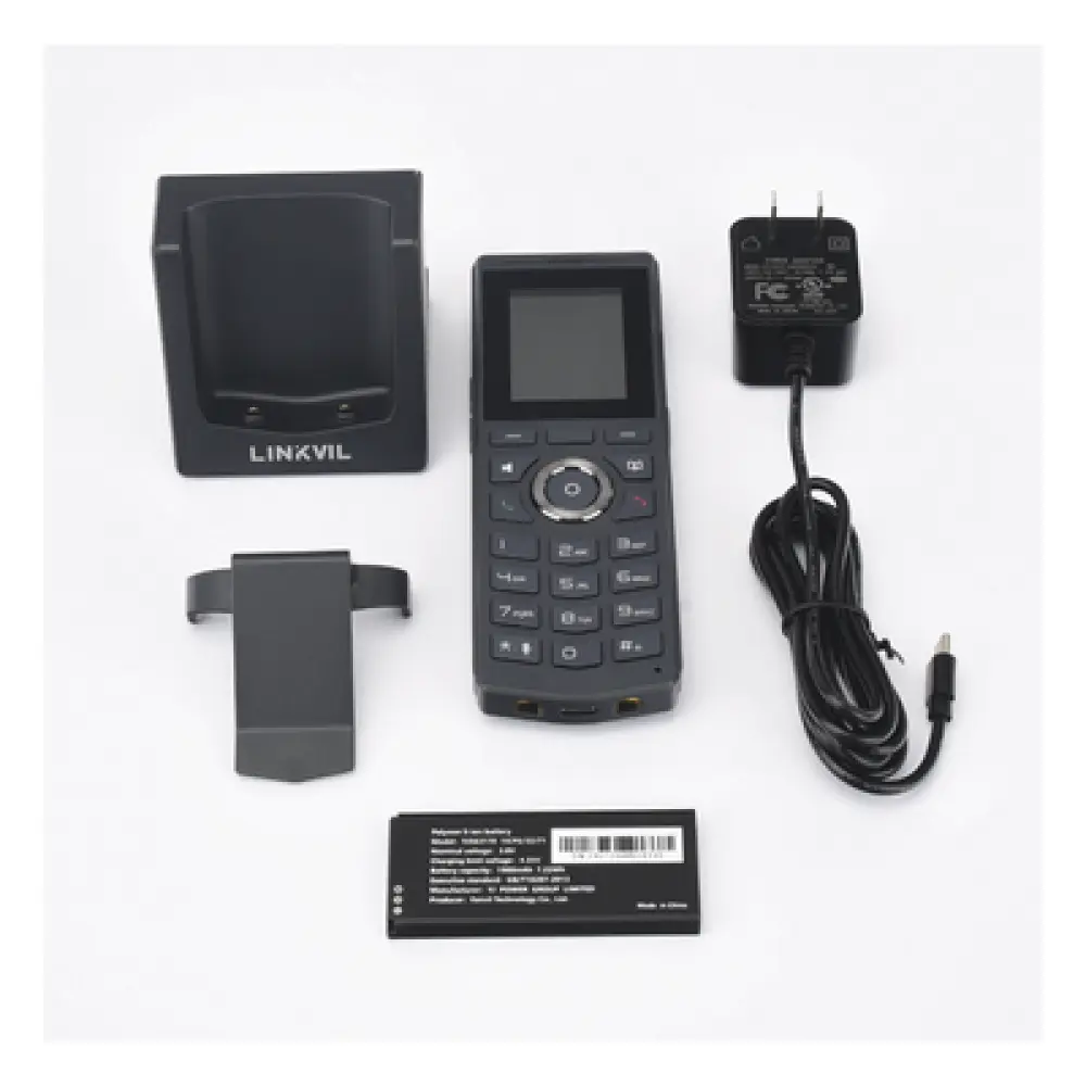 Teléfono IP Wi-Fi Portátil / Pantalla 2.0" 240x320 / Dual Band 2.4/5 GHz / Bluetooth 5.0 / Batería 1900 mAh / Resistencia Caídas 1.8 m (5.9 ft)