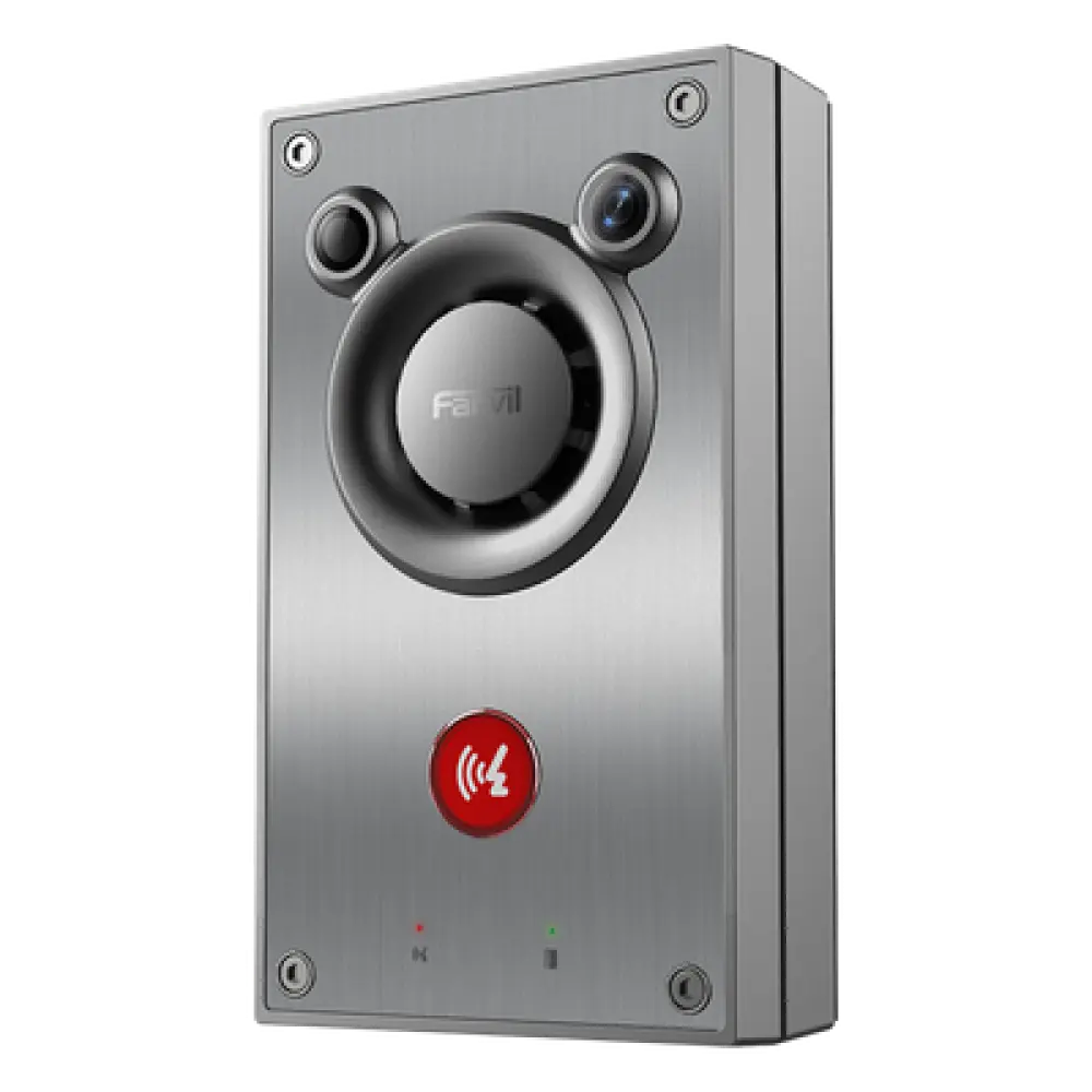 Video Intercomunicador IP / Cámara 4MP Starlight / Altavoz 10W / 2 Líneas SIP / IR Nocturno con HDR / IP66 e IK10 / PoE 802.3af / -40°C a 70°C