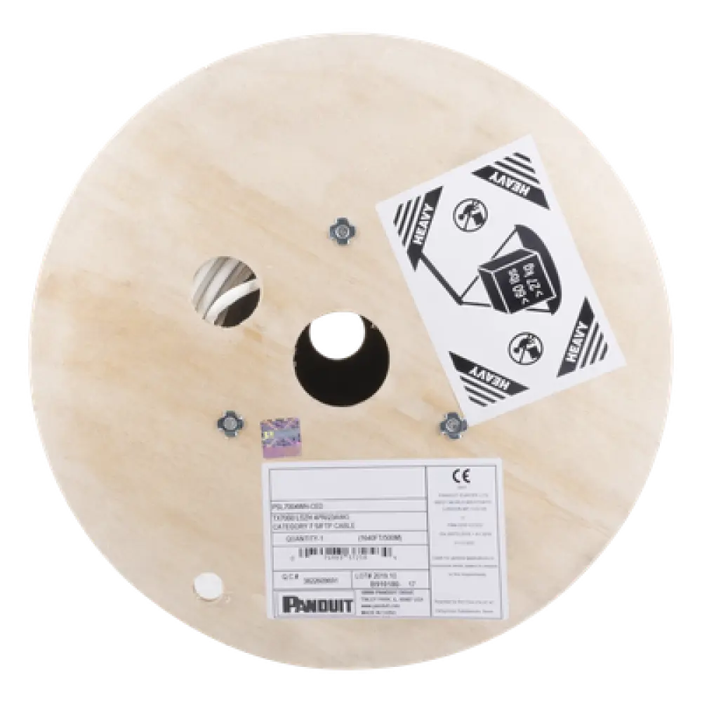 Bobina de Cable S/FTP / Cat7 / 23 AWG / LSZH / 500 m (1640 pies)