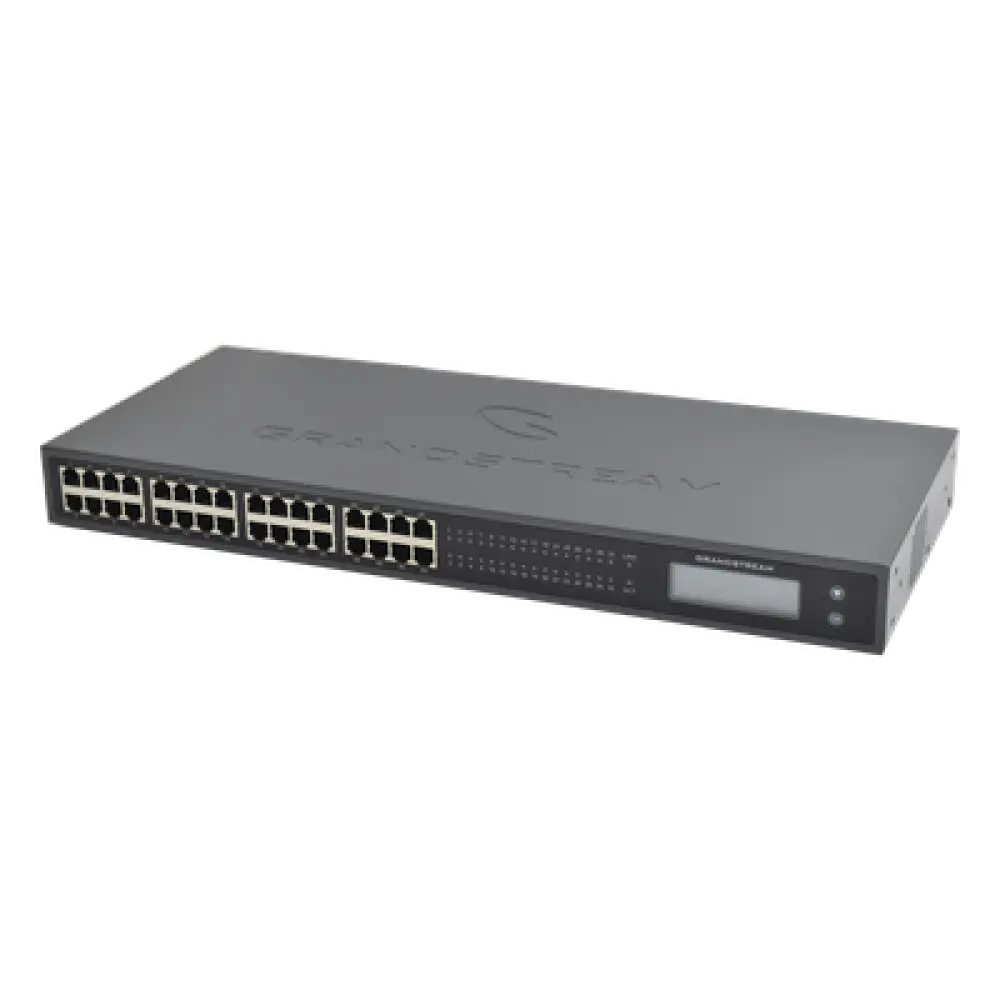 Adaptador VoIP / 32 FXS / 2x Telco 50-pin / Gigabit Ethernet / 1U Rack / 17.3 x 7.3 x 1.7 in
