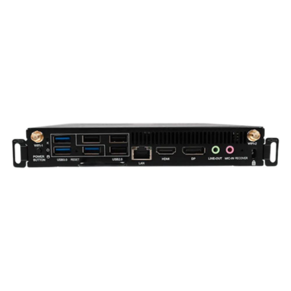 Módulo OPS / Intel Core i5-12400 6 núcleos / DDR4 8GB / SSD M.2 256GB / Windows 11 Enterprise / 4K dual / 0.49 ft x 0.33 ft x 0.12 ft