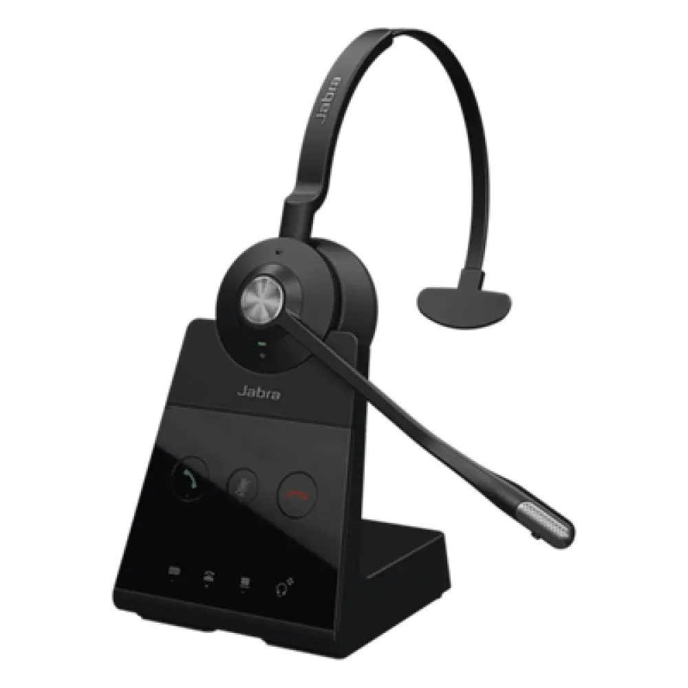 Auricular Inalámbrico Profesional / DECT / Alcance 150 m (492.1 ft) / Doble Conectividad Teléfono y Softphone / Audio Banda Ancha / Cancelación de Ruido / Autonomía 13 h
