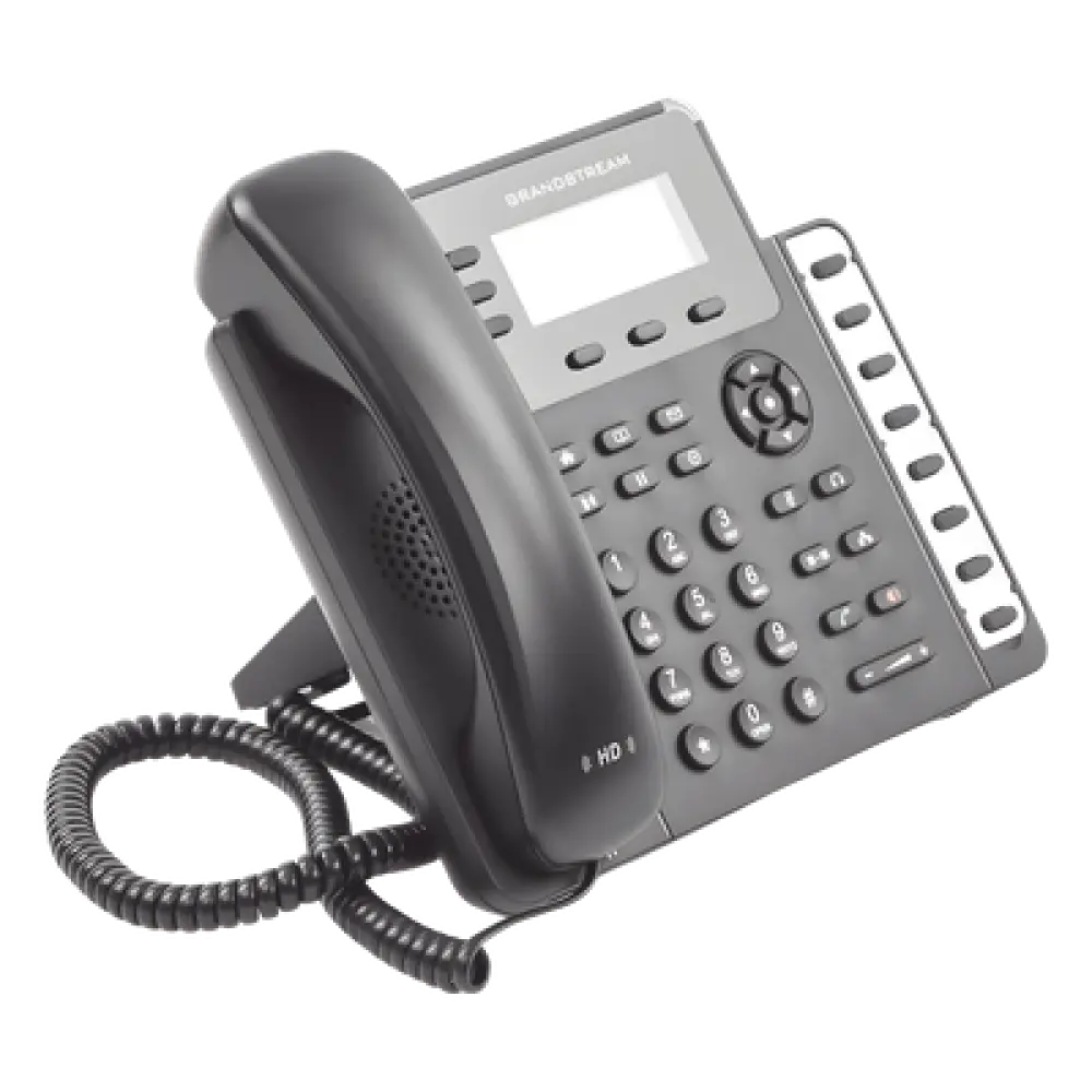 Teléfono IP / 3 Líneas SIP / Conferencia 4 Vías / 8 Teclas BLF / Pantalla LCD 132x64 / PoE / Dual Gigabit