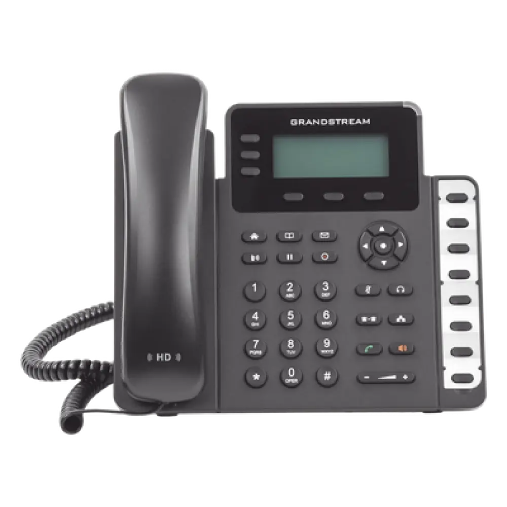 Teléfono IP / 3 Líneas SIP / Conferencia 4 Vías / 8 Teclas BLF / Pantalla LCD 132x64 / PoE / Dual Gigabit