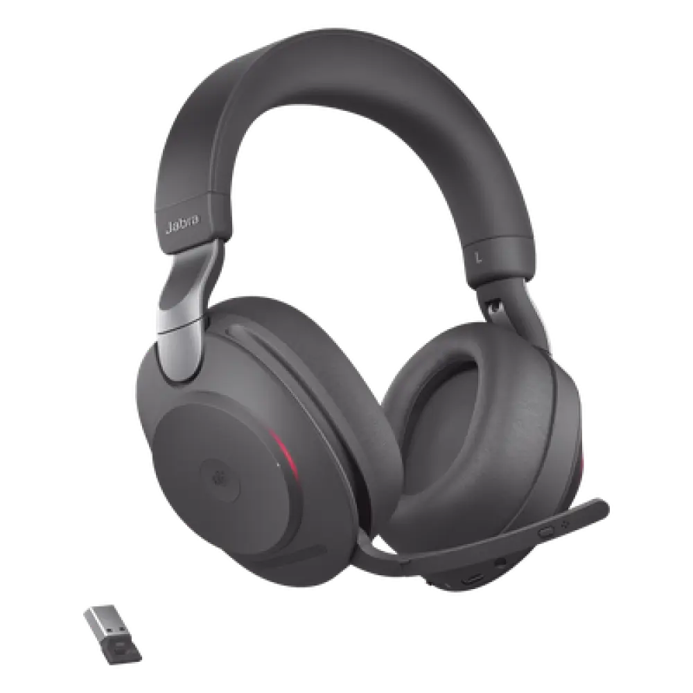 Auricular Profesional Inalámbrico / Cancelación de Ruido Activa Híbrida / 10 Micrófonos / Bluetooth 5.0 Dual / Autonomía 37 Horas / Indicador de Ocupado 360°