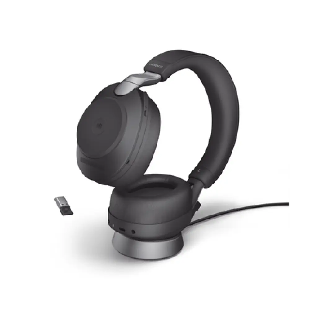 Auricular Profesional Inalámbrico / Cancelación de Ruido Activa Híbrida / 10 Micrófonos / Bluetooth 5.0 Dual / Autonomía 37 Horas / Indicador de Ocupado 360°