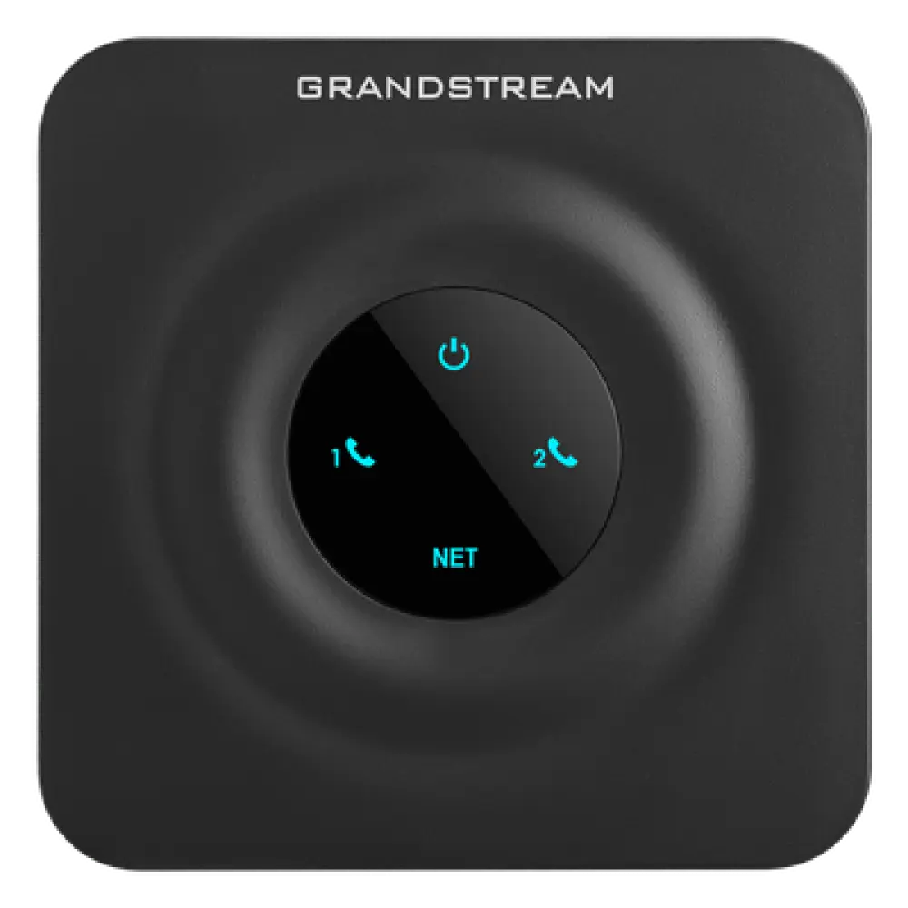 Adaptador de Teléfonos Analógicos ATA / 2 Puertos FXS / 2 Perfiles SIP / Ethernet 10/100 Mbps / Cifrado TLS y SRTP / Conferencia 3 Vías