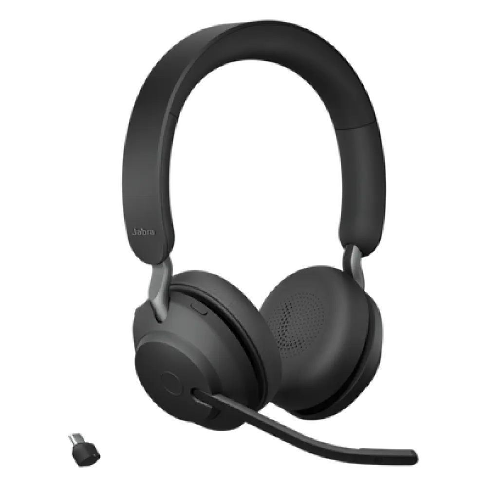 Auricular Estéreo Inalámbrico / 37 Horas Autonomía / Cancelación Activa de Ruido / Busylight Omnidireccional / Dongle USB-C / 3 Micrófonos MEMS