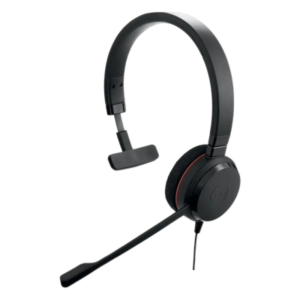 Headset Profesional Mono / Cancelación de Ruido Avanzada / USB-C/A Plug-and-Play / Certificación UC y Microsoft Teams / Altavoces 28 mm / Control Integrado de Llamadas