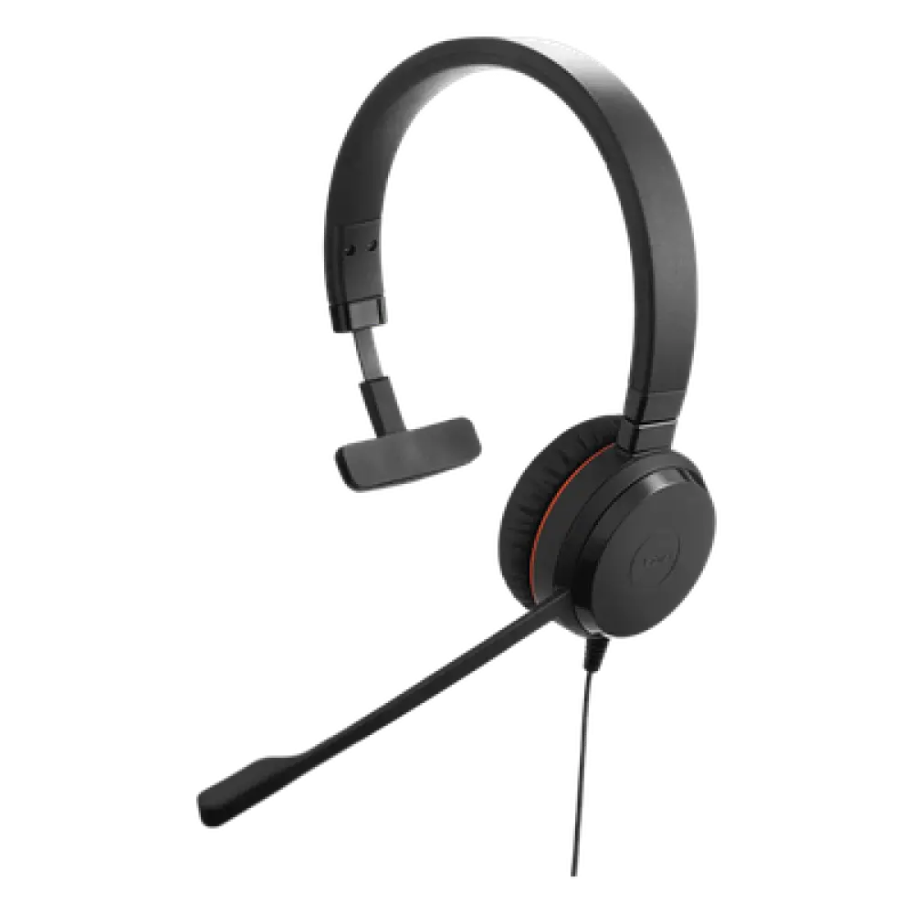 Headset Profesional Mono / Cancelación de Ruido Avanzada / USB-C/A Plug-and-Play / Certificación UC y Microsoft Teams / Altavoces 28 mm / Control Integrado de Llamadas