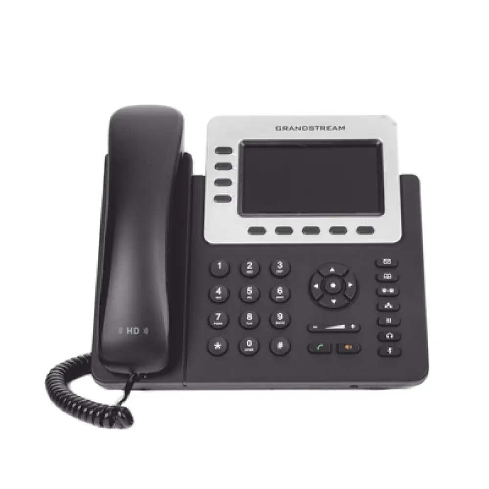 Teléfono IP Empresarial / 4 Líneas / Pantalla TFT LCD 4.3" / Dual Gigabit Ethernet / PoE / Bluetooth 2.1 / Conferencia 5 Vías / 160 BLF con Expansión
