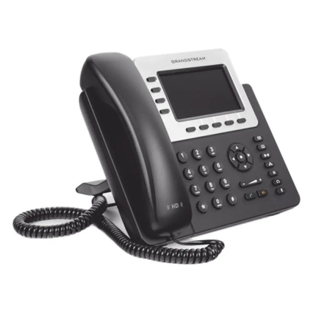 Teléfono IP Empresarial / 4 Líneas / Pantalla TFT LCD 4.3" / Dual Gigabit Ethernet / PoE / Bluetooth 2.1 / Conferencia 5 Vías / 160 BLF con Expansión