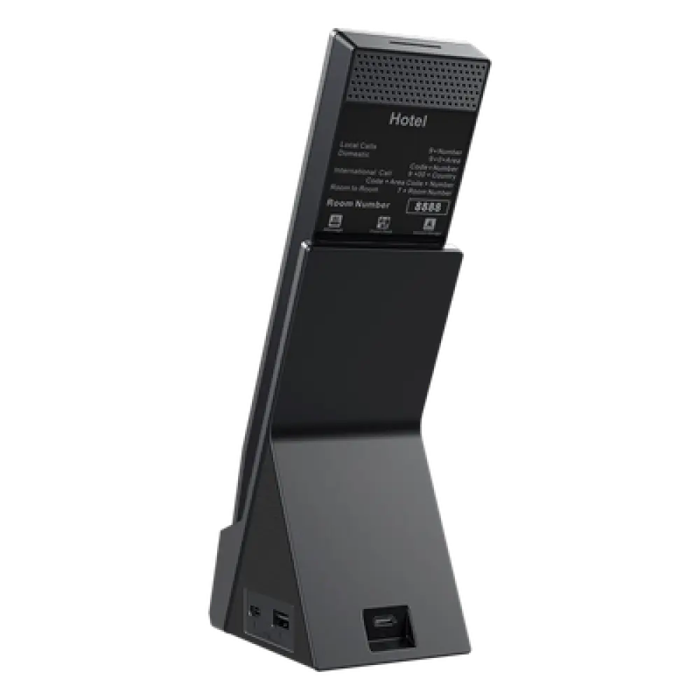 Teléfono IP Inalámbrico / Wi-Fi 6 Doble Banda / 6 Teclas DSS Programables / Material Antibacterial ISO 22196 / Batería 1900 mAh / Audio HD