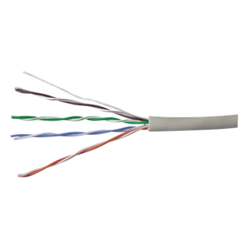 Bobina UTP / Cat 5e / 24 AWG / 305 m (1000 ft) / 4 pares / PVC CM / Cobre sólido