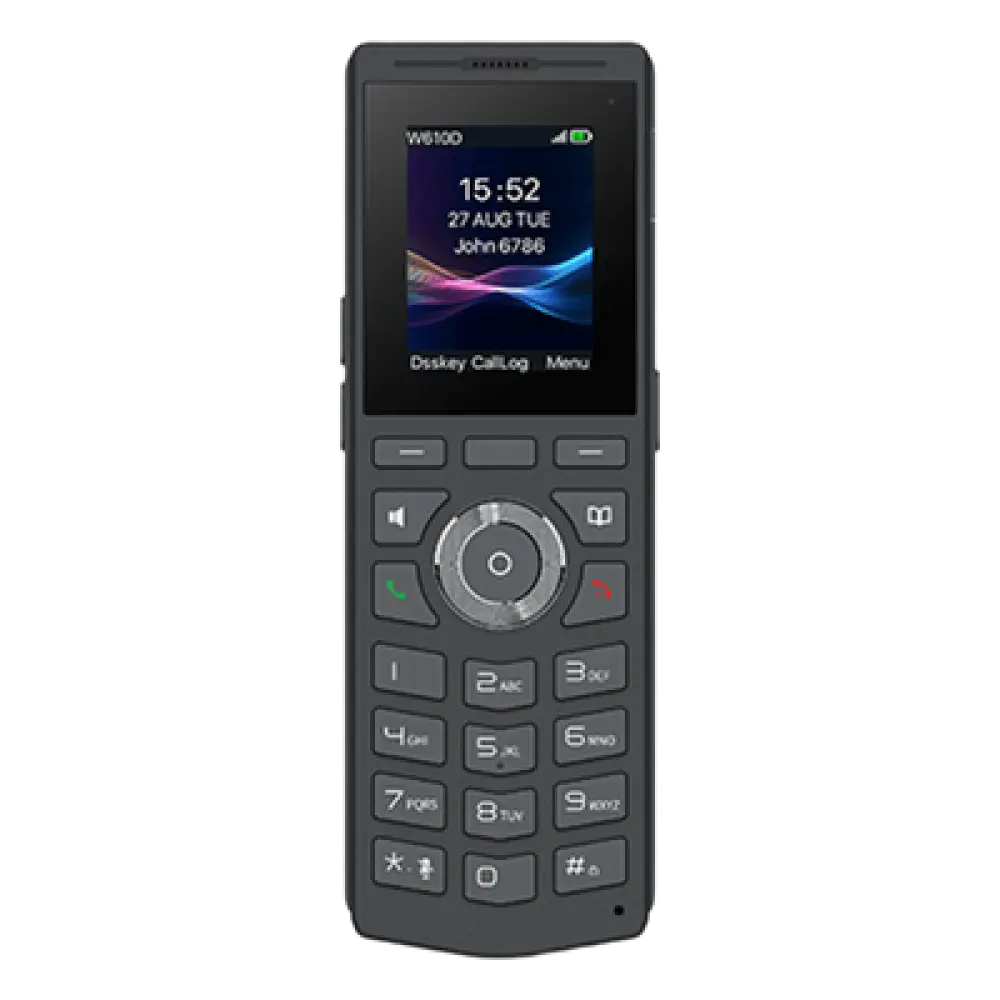 Teléfono DECT Inalámbrico / Pantalla a Color / Bluetooth 5.0 / 4 Cuentas SIP / Resistente a Caídas de 1.8 m (5.9 ft) / Batería 1900 mAh