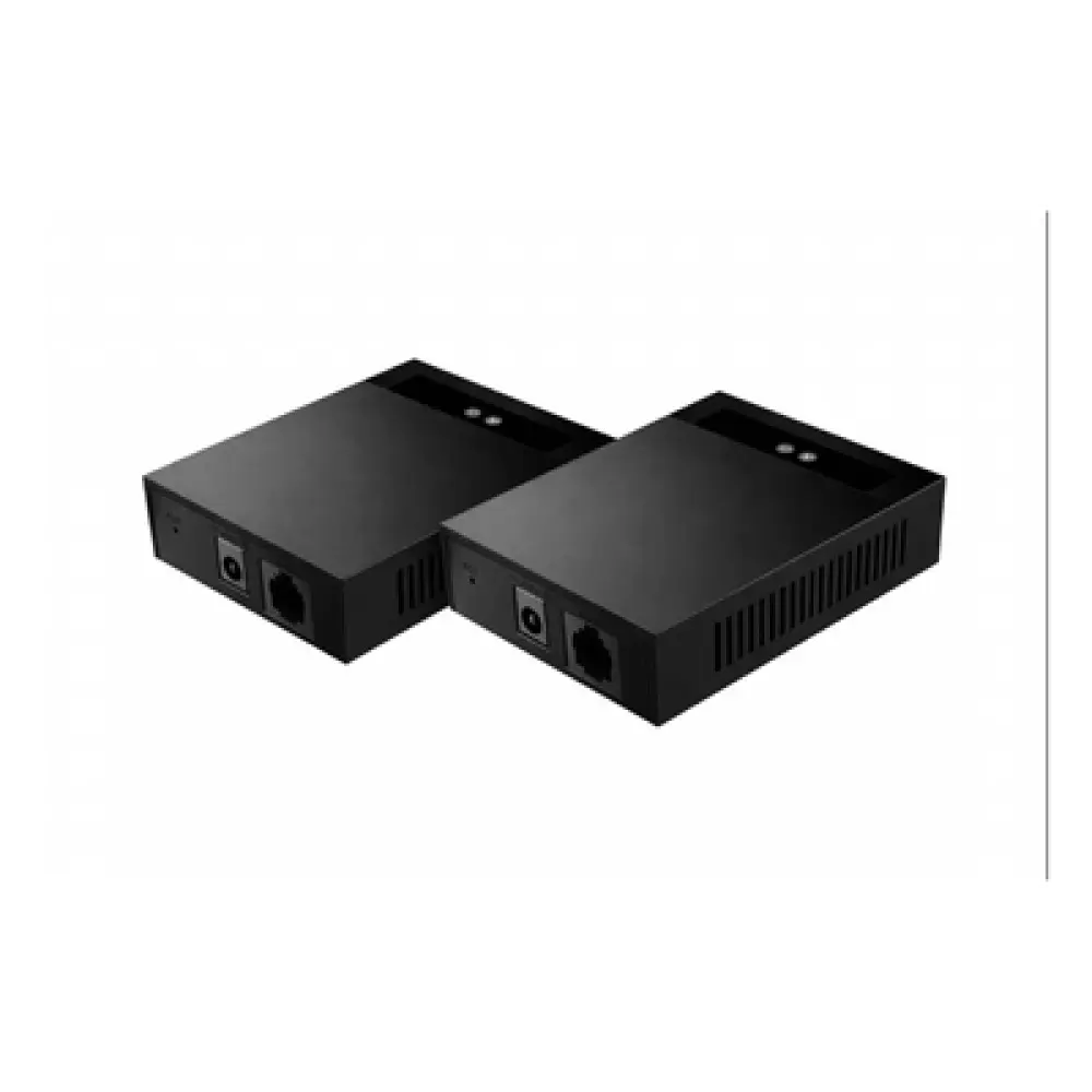 Convertidor 2 Hilos a Ethernet / Salida PoE 802.3af/at / Alcance 300 m (984.3 ft) / Entrada 100V~240V / Reutiliza PSTN/AWG