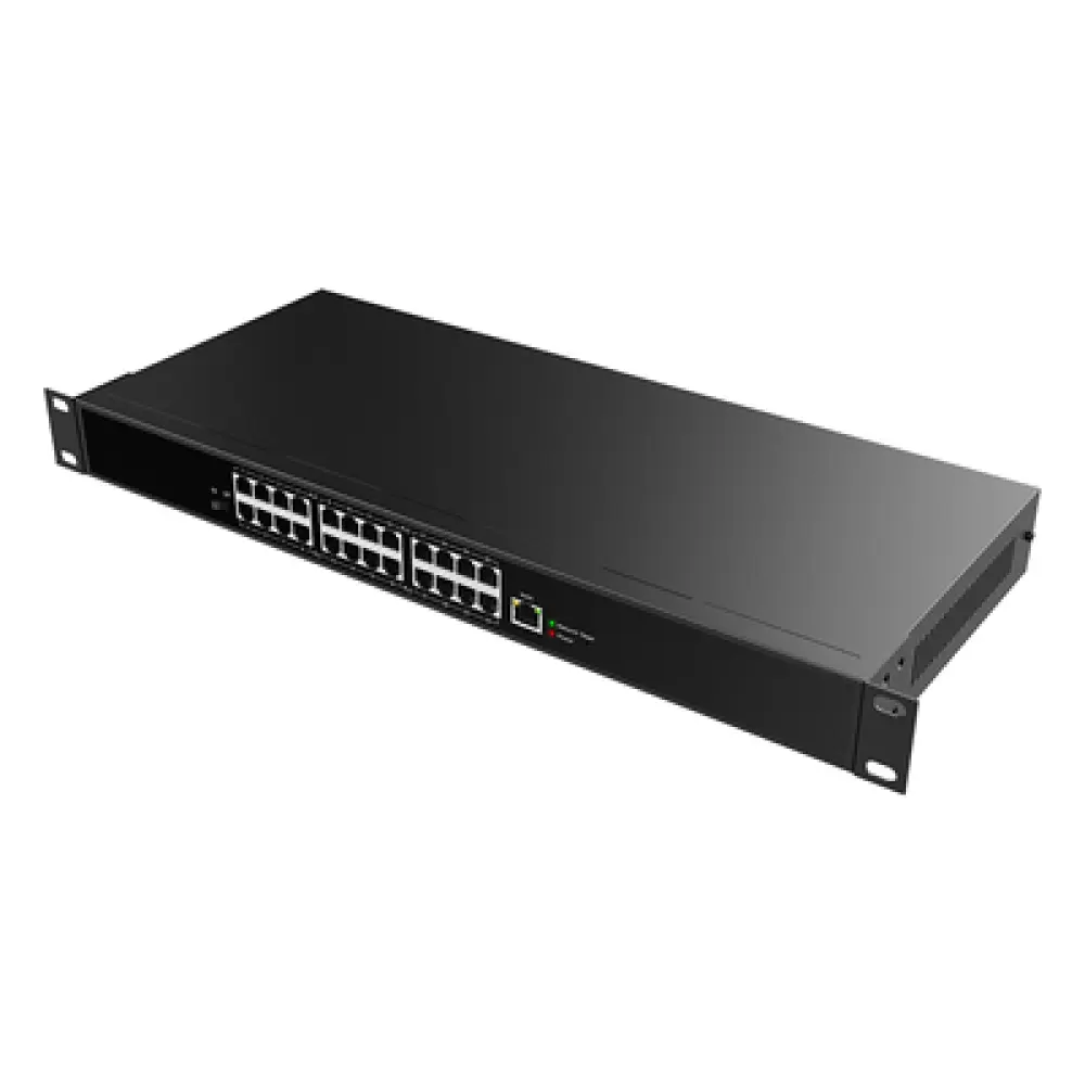 Switch PoE de 2 Hilos / 24 Puertos RJ11 / Plug and Play / Reutilización de Cableado Existente