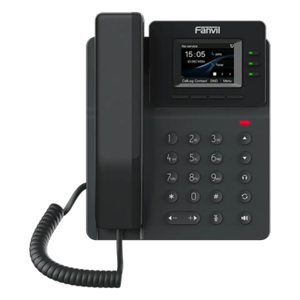 Teléfono IP / Pantalla 2.4" / Wi-Fi 6 / 4 Líneas SIP / Conferencia 6 Vías / Bluetooth 5.4