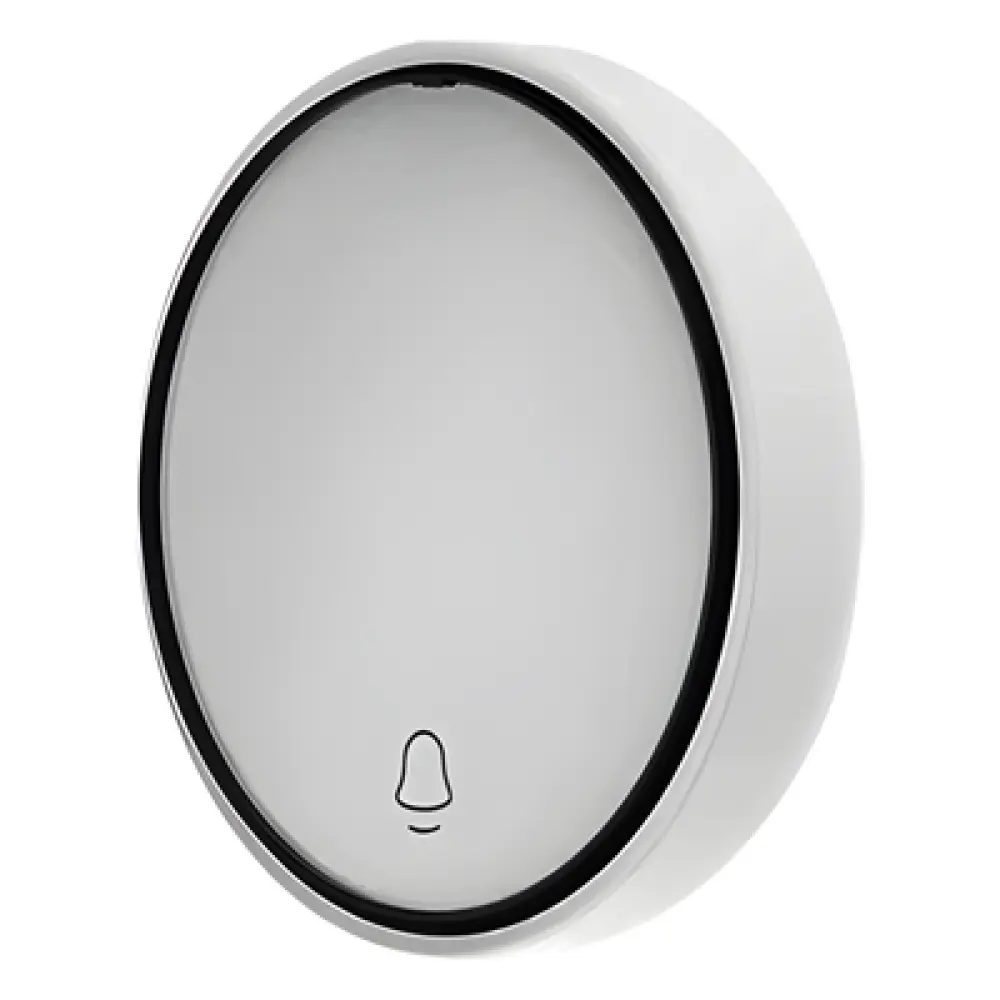 Botón de Emergencia Inalámbrico / Energía Cinética Sin Batería / Alcance 50 m (164 ft) / Emparejable con Terminales IP / Diseño Compacto
