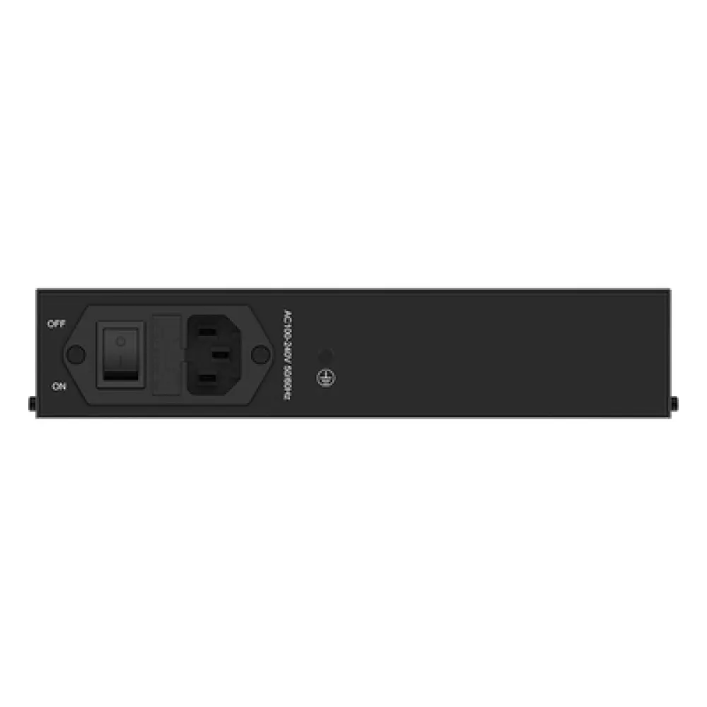 Switch PoE de 2 Hilos / 8 Puertos RJ11 / Alcance 300 m (984.3 ft) / Entrada 100V~240V / Salida 80W / Reutiliza Cableado PSTN