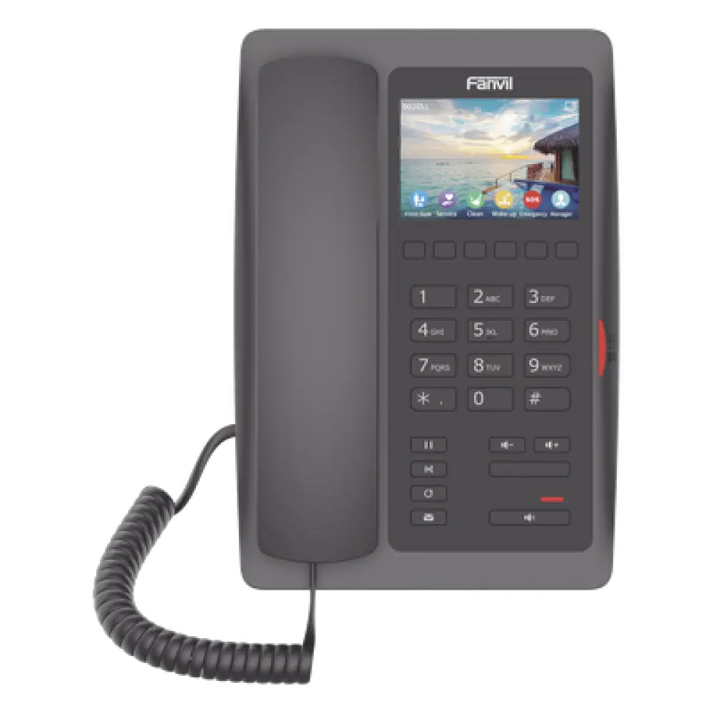 Teléfono IP WiFi / Pantalla LCD 3.5 pulgadas / Audio HD / Video H.264 1080p / 2 Cuentas SIP / PoE 802.3af / Wi-Fi 2.4 GHz