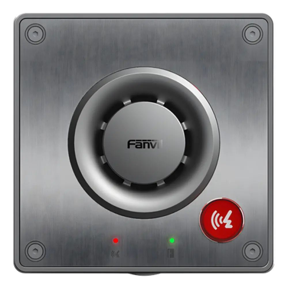 Intercom IP Exterior / Altavoz 5W / Doble Micrófono con Reducción de Ruido / IP66 e IK10 / Acero Inoxidable / PoE+ / 2 Líneas SIP