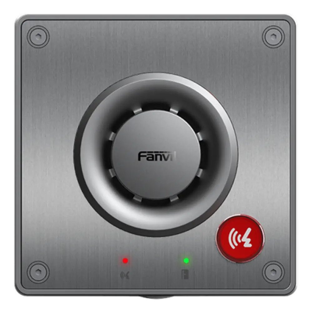 Intercom IP Exterior / Altavoz 5W / Doble Micrófono con Reducción de Ruido / IP66 e IK10 / Acero Inoxidable / PoE+ / 2 Líneas SIP