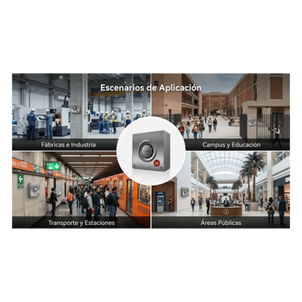 Intercom IP Exterior / Altavoz 5W / Doble Micrófono con Reducción de Ruido / IP66 e IK10 / Acero Inoxidable / PoE+ / 2 Líneas SIP