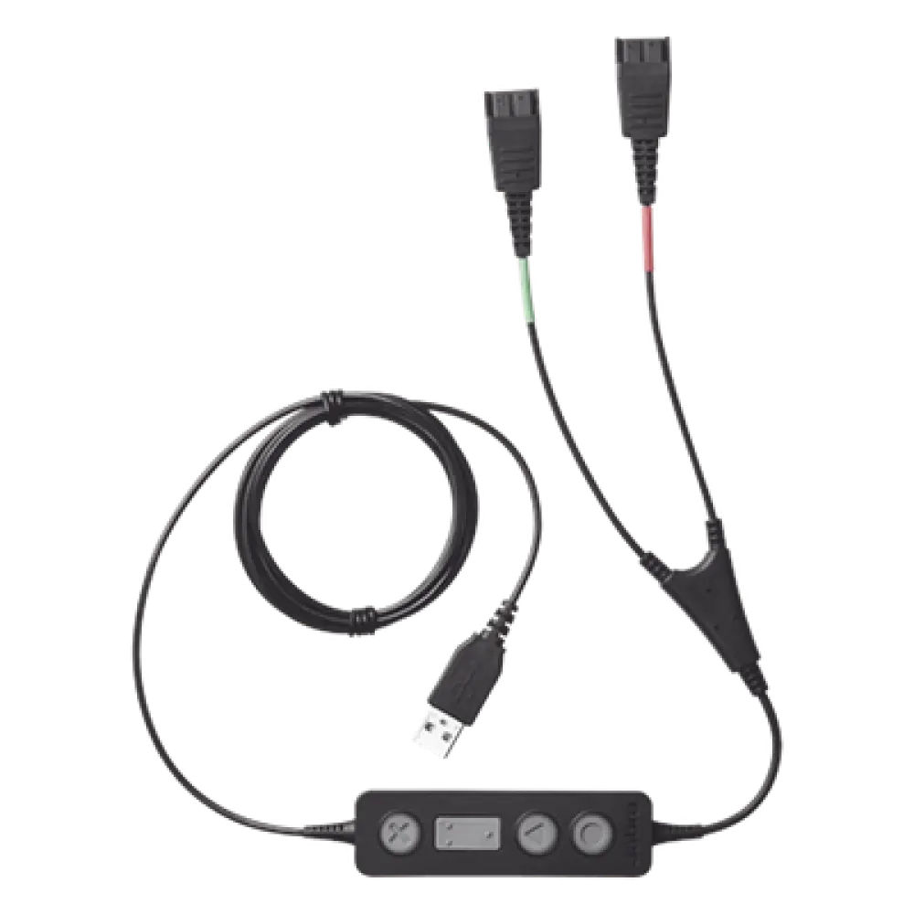 Cable de Entrenamiento USB/QD / Conexión Dual / Control de Llamadas Integrado / Tecnología SafeTone / 2.62 pies (0.8 m)
