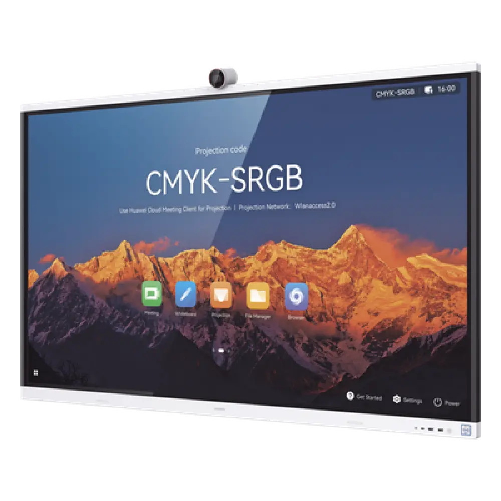 Pantalla Interactiva Inteligente / 86" / 4K UHD / Procesador Octa-Core / Wi-Fi 6 / Cámara 4K / BYOM / Latencia 16 ms
