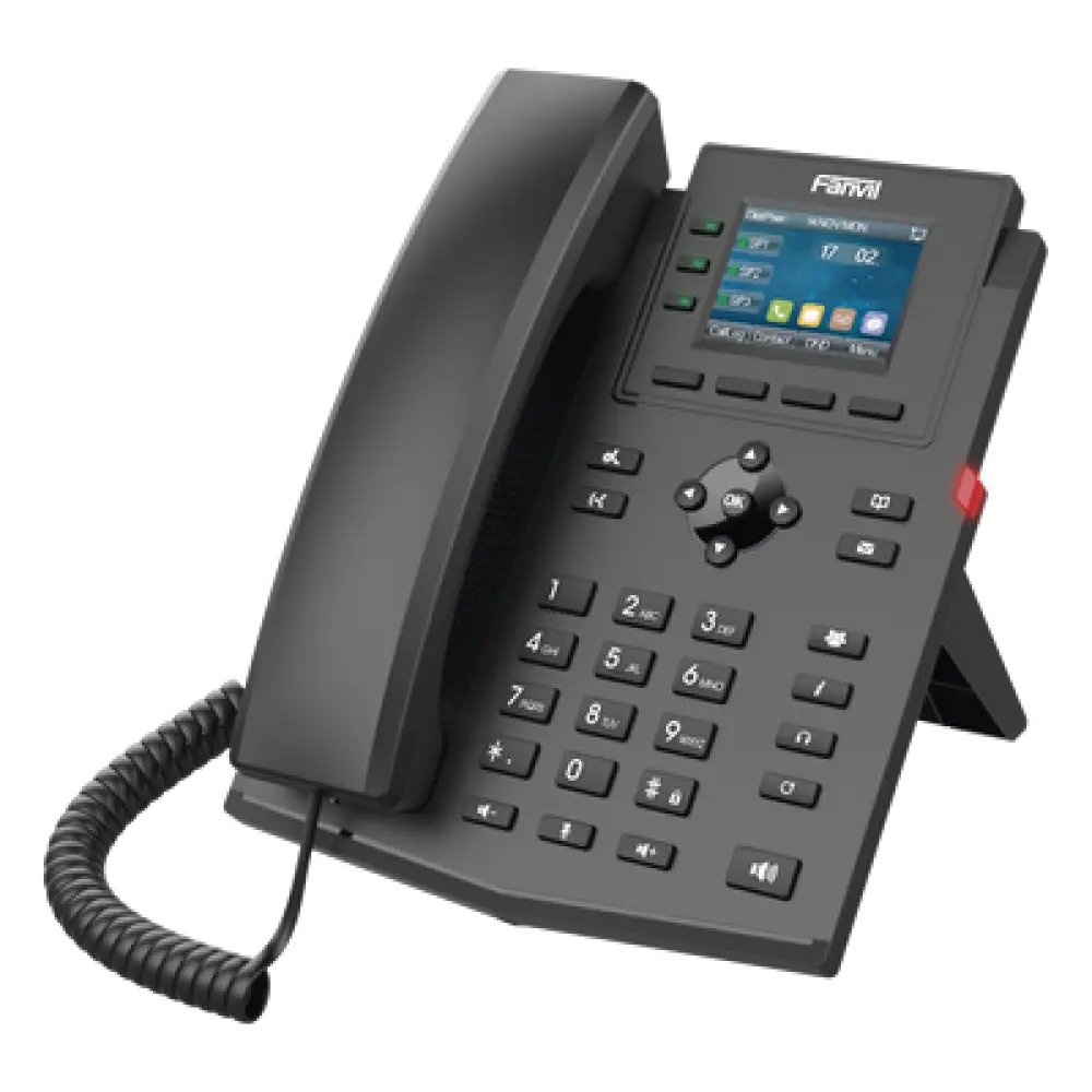 Teléfono IP Wi-Fi / 4 Líneas SIP / Pantalla LCD Color 2.4" / Wi-Fi Dual 2.4/5 GHz / PoE / Audio HD