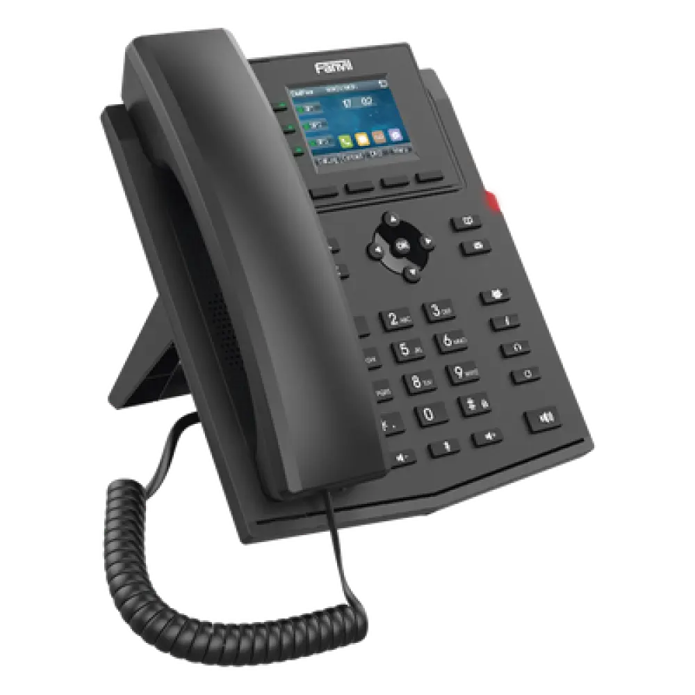 Teléfono IP Wi-Fi / 4 Líneas SIP / Pantalla LCD Color 2.4" / Wi-Fi Dual 2.4/5 GHz / PoE / Audio HD