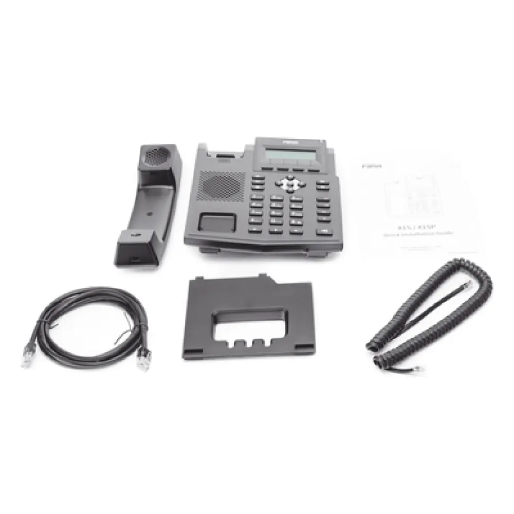 Teléfono IP / 2 Líneas SIP / Pantalla LCD 128x48 / Audio HD G.722 y Opus / Conferencia 3 Vías / PoE 802.3af / OpenVPN / Soporte EHS