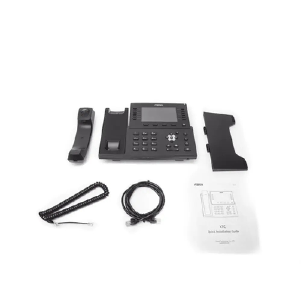 Teléfono IP Empresarial / 20 Líneas SIP / Pantalla Táctil 5' / 60 Teclas DSS / Bluetooth / PoE 802.3af / Dual Gigabit / Video H.264